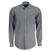 Harmont & Blaine Blue Cotton Shirt -   -  Harmont & Blaine.